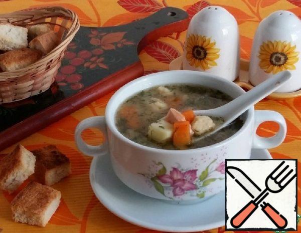 Soup with Tender Dumplings Recipe