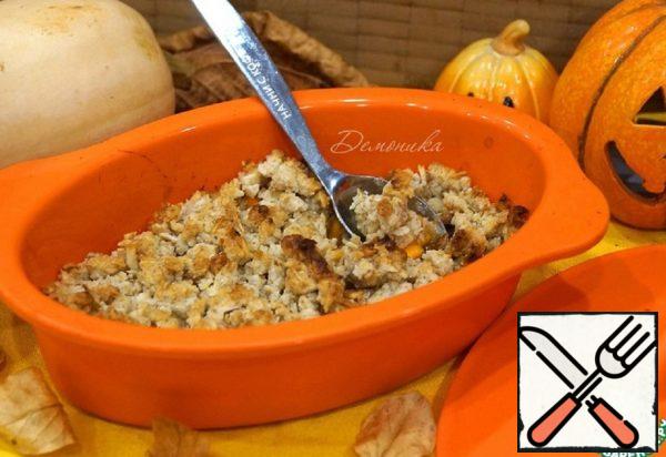 Crumble with Pumpkin and Nuts Recipe
