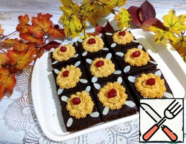 Chocolate Cakes with Pumpkin Cream Recipe