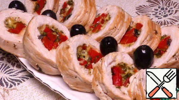 It can be installed in hot thread removal mode. Or as a cold snack, cut into portions.
And I wish you a good appetite, good mood and all the best!
