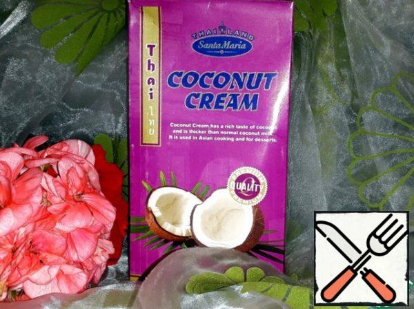 1 liter of coconut cream-thick cream.

