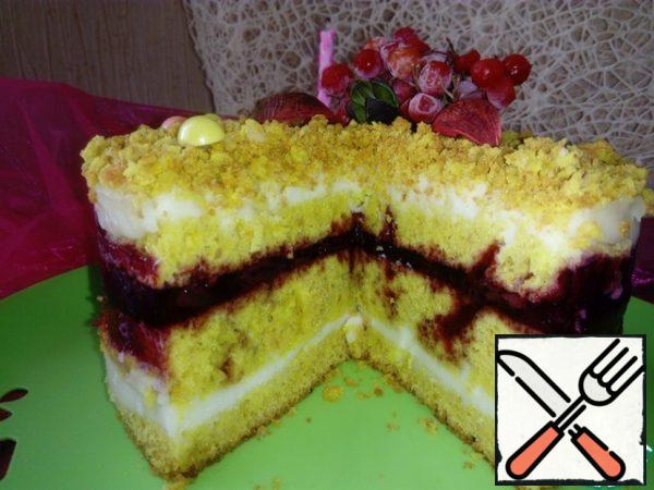 Enjoy a delicious and fragrant cake.