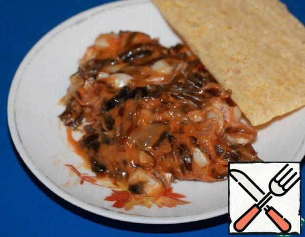 Salted Seaweed with Squid Recipe