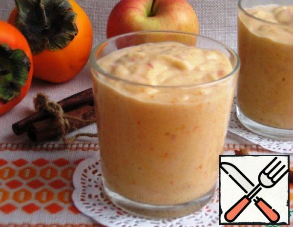 Spicy Smoothie with Persimmon and Apple Recipe