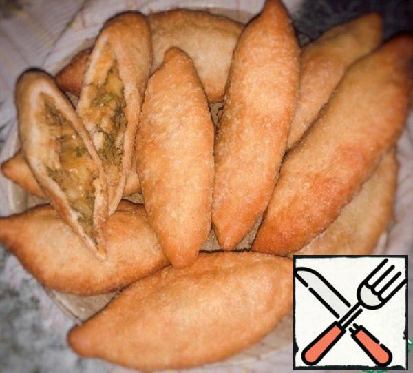 Fried Pies with Deep-Fried Potatoes Recipe