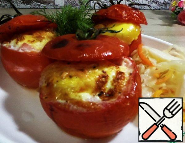 Scrambled Eggs in Tomato Recipe
