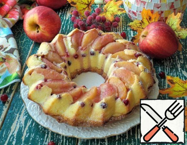 Cheesecake with Apples and Cranberries "On the Contrary" Recipe