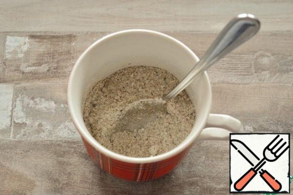 Mix them with salt and sugar.
Take coarse salt, not iodized. Not the sea.
