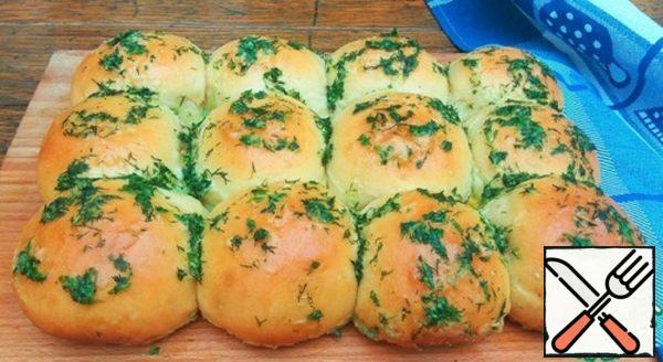 Buns with Cheese, Garlic and Herbs Recipe