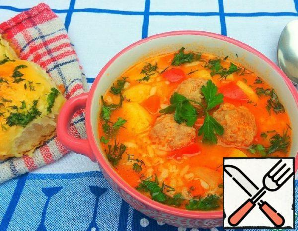 Soup Stew with Meatballs Recipe