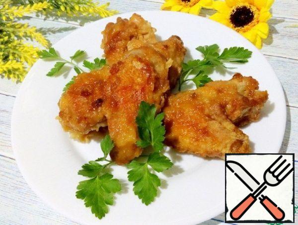 Chicken Wings in Rice Flour and Starch Recipe