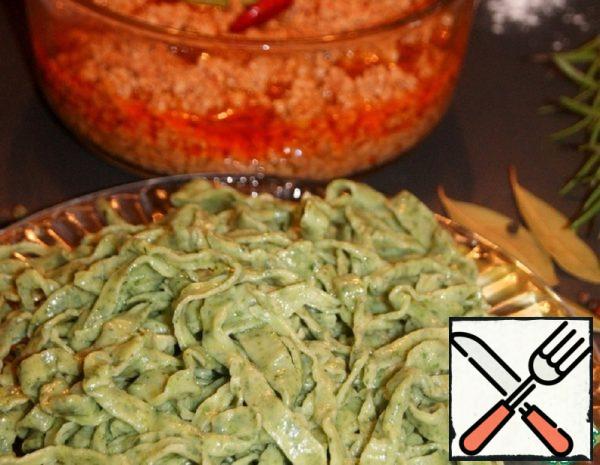 Homemade Pasta with Spinach Recipe