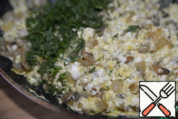 Add finely chopped dill.
