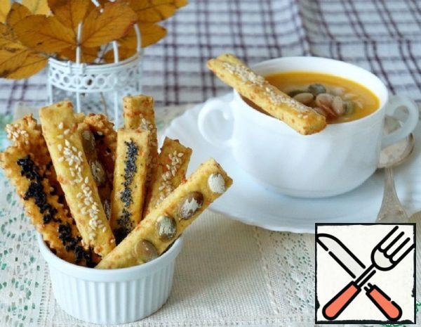 Cheese Sticks Spicy with Seeds Recipe