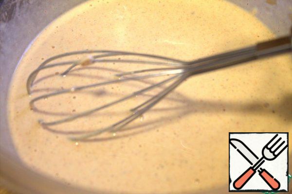 Beat the batter.