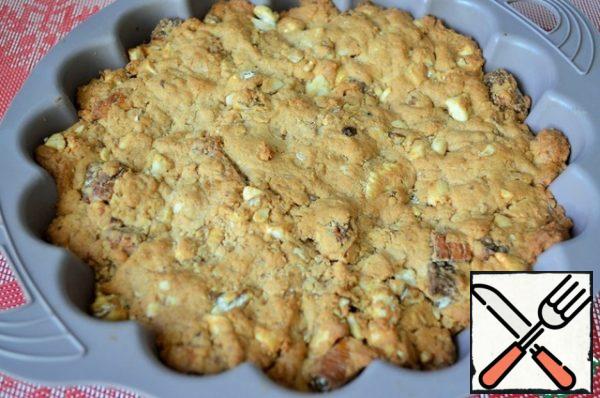 Bake at 160 degrees for 35-40 minutes.
