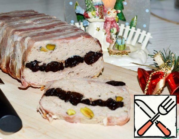 Chicken Terrine with Prunes and Pistachios Recipe