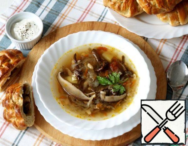 Soup with Beans and Wild Mushrooms Recipe