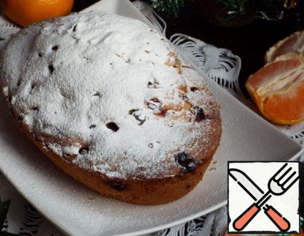 Mini-Cake with Tangerines and Cranberries Recipe
