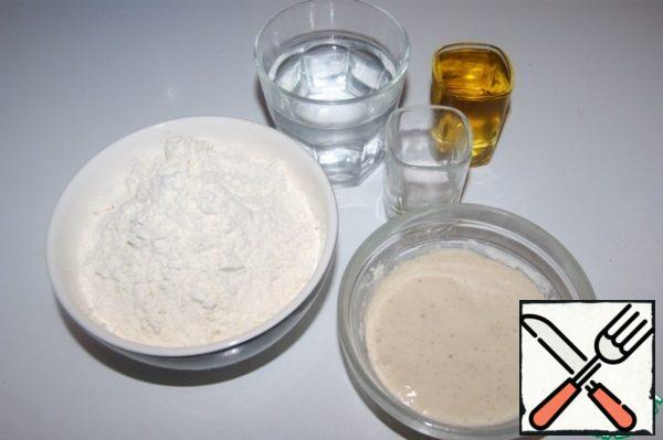 Ingredients for chips.
