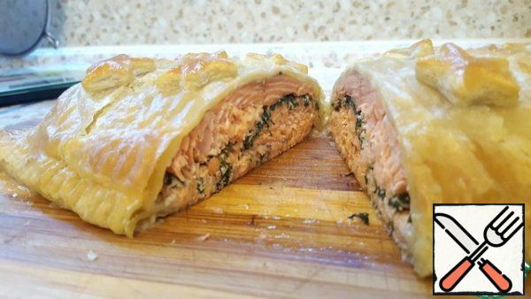 The pie can be served warm or cold.
Enjoy your meal!