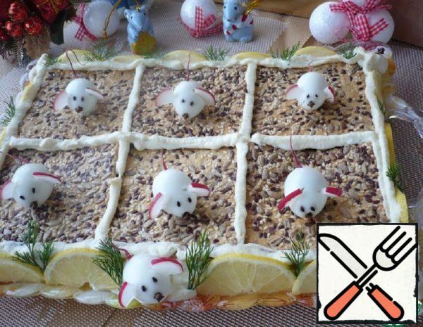 Snack Cake from Cookies "Mouse Family" Recipe