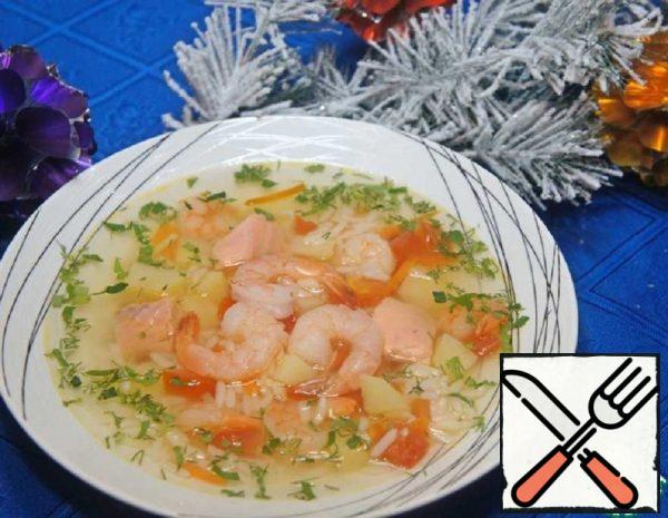 Salmon and Shrimp Soup Recipe