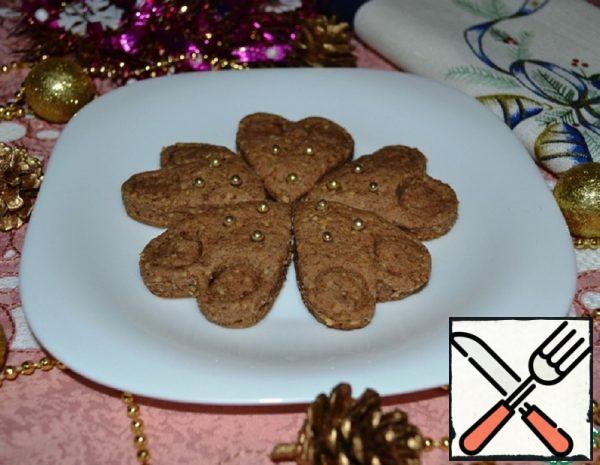 Chocolate-Almond Cookies "Faces" Recipe