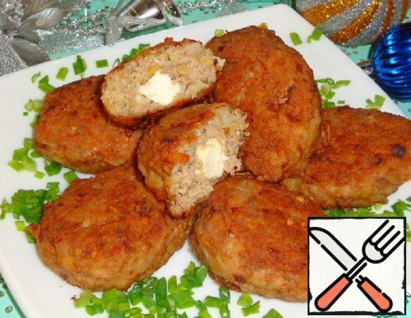 Cutlets with Bulgur and Adygea Cheese Recipe