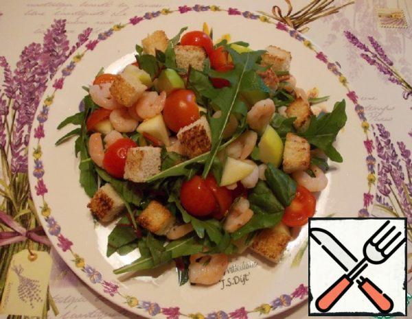 Salad with Shrimp and Cherry Recipe