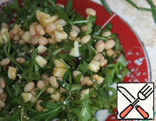 Salad with Arugula and white Beans Recipe