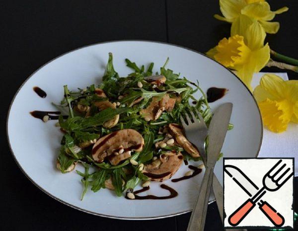 Salad with Arugula and Mushrooms Recipe