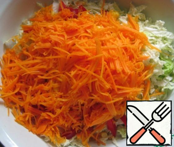 Fresh pumpkin grated (use a grater for cooking carrots in Korean).
