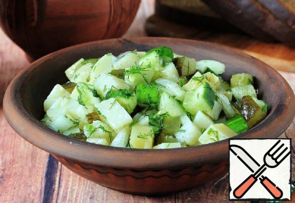 Potato Salad with Cucumbers Recipe