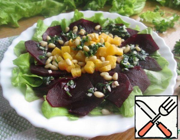 Beet Salad with Turnips and Nuts Recipe
