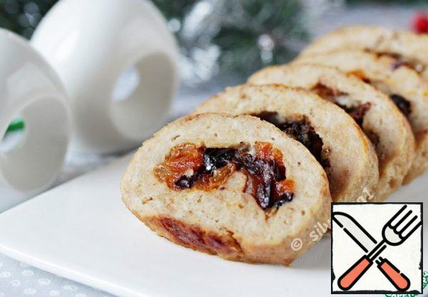 Turkey Roll with Dried Fruit Recipe