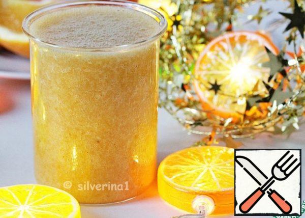 Smoothie with Persimmon and Orange Recipe