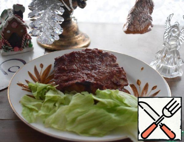 Meat in Apple-Tomato Marinade Recipe