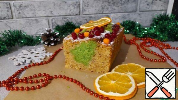 Sprinkle the cooled cake with powdered sugar and decorate as desired. Enjoy your tea!