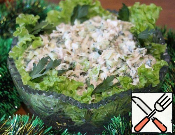 Salad with Tuna, Egg and Celery Recipe