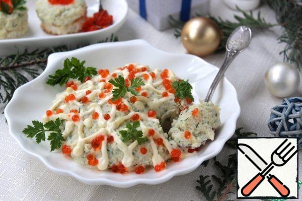 You can not bother and put the pate in a salad bowl.Gather a noisy and cheerful company and help yourself!
