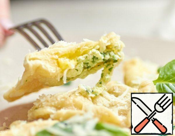 Ravioli with Cottage Cheese Recipe