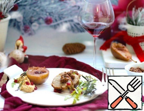 Pork Fillet Mignon with Piquant Pears Recipe