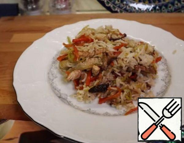 Turkey with Vegetables in Oyster Sauce Recipe