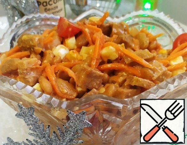 Salad "Tomato Bean" Recipe
