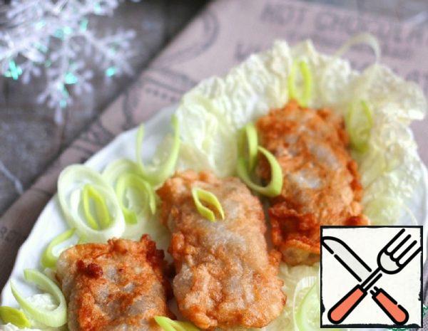 Rice Envelopes with Duck in Batter Recipe