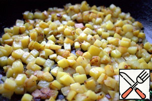 Fry on low heat until tender.
