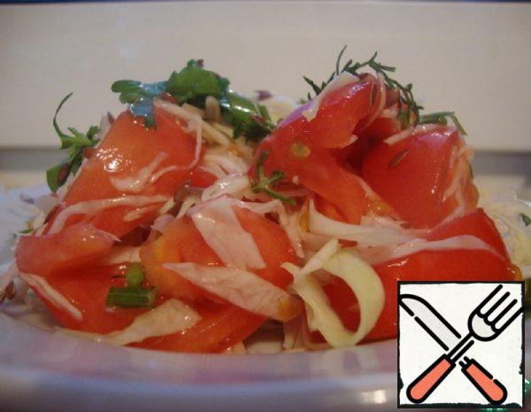 Cabbage and Tomato Salad Recipe