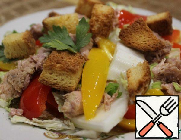 Salad with Tuna and Sweet Pepper Recipe