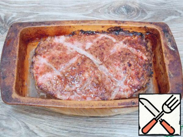 Bake our bread in a hot oven at 180 degrees for 1 hour, until ready. Cool completely, cover and refrigerate for 12 hours. During this time, the bread will stabilize and become dense.